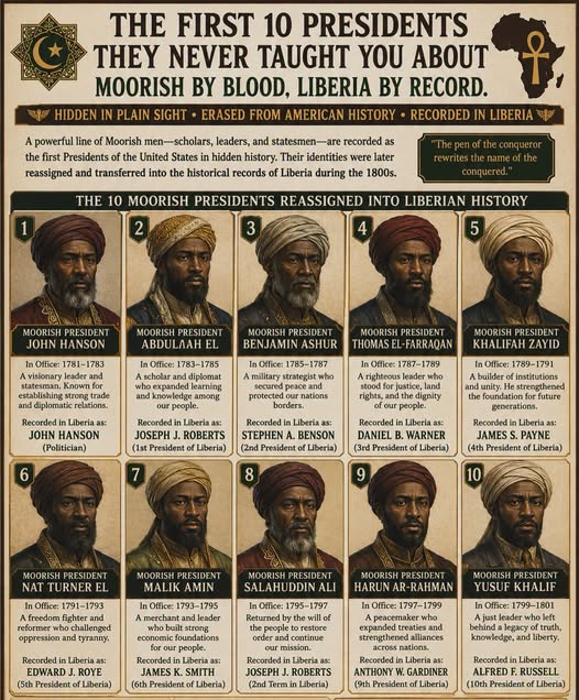 Moorish ten presidents infographic — study copy