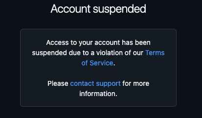 GitHub restriction context (continued)
