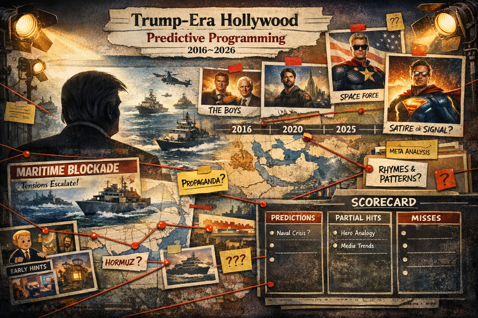 Trump-era Hollywood — predictive programming scorecard investigation (2016–2026)